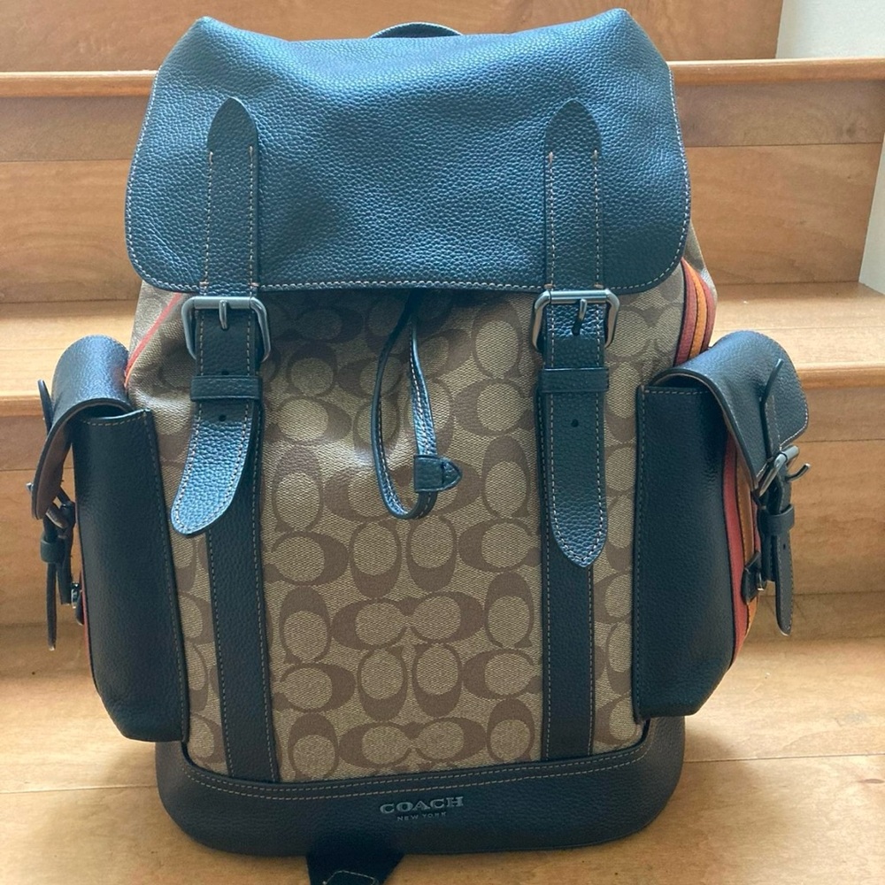 Coach limited NY hitch backpack.